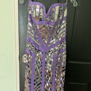 Sherri Hill size 6 purple gown.